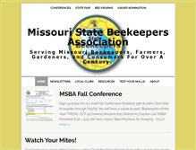 Tablet Screenshot of mostatebeekeepers.org